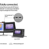 HP Series 7 Pro 39.7 inch 5K2K Conferencing Monitor-740pm, 100.8 cm (39.7