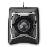 Kensington Expert Mouse Wired Trackball, Ambidextrous, Trackball, USB Type-A, 400 DPI, Black