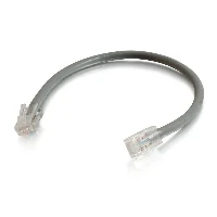 C2G Cat5e Non-Booted Unshielded (UTP) Network Patch Cable - Cavo patch - RJ-45 (M) a RJ-45 (M) - 2 m - UTP - CAT 5e - bloccato, uniboot - grigio