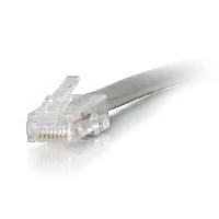 C2G Cat5e Non-Booted Unshielded (UTP) Network Patch Cable - Cavo patch - RJ-45 (M) a RJ-45 (M) - 2 m - UTP - CAT 5e - bloccato, uniboot - grigio