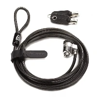 Lenovo Kensington MicroSaver Security Cable Lock, 1.8 m, Round key, Black