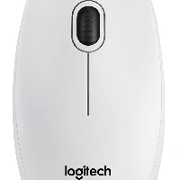 LOGITECH B100 MOUSE White