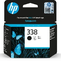 HP 338 Black Original Ink Cartridge, Standard Yield, Dye-based ink, Pigment-based ink, 480 pages, 1 pc(s)