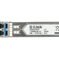 D-Link DEM-310GT, Copper, 1000 Mbit/s, SFP, LC, 9/125 m, 10000 m