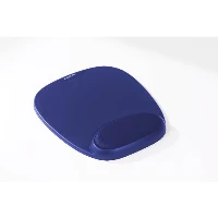 Kensington Foam Mousepad with Integral Wrist Rest Blue, Blue, Monochromatic, Foam, Wrist rest