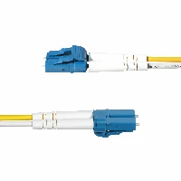 StarTech.com 20m (65.6ft) LC to LC (UPC) OS2 Single Mode Duplex Fiber Optic Cable, 9/125m, 100G, Bend Insensitive, Low Insertion Loss - LSZH Fiber Jumper Cord, 20 m, LC/UPC, OS2, LC, LC