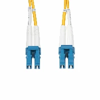 StarTech.com 20m (65.6ft) LC to LC (UPC) OS2 Single Mode Duplex Fiber Optic Cable, 9/125m, 100G, Bend Insensitive, Low Insertion Loss - LSZH Fiber Jumper Cord, 20 m, LC/UPC, OS2, LC, LC