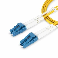 StarTech.com 20m (65.6ft) LC to LC (UPC) OS2 Single Mode Duplex Fiber Optic Cable, 9/125m, 100G, Bend Insensitive, Low Insertion Loss - LSZH Fiber Jumper Cord, 20 m, LC/UPC, OS2, LC, LC