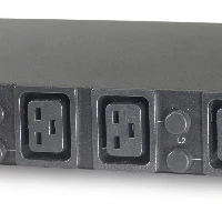 APC Basic Rack PDU AP7526, Basic, 1U, Horizontal, Black, 6 AC outlet(s), C19 coupler