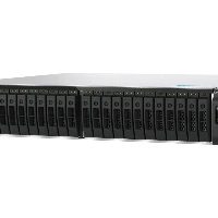 QNAP TS-H3077AFU-R5-32G, NAS, Rack (2U), AMD Ryzen 5, 32 GB, DDR5, Black, Metallic