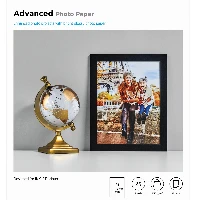 HP Advanced Photo Paper, Glossy, 250 g/m2, A4 (210 x 297 mm), 25 sheets, Gloss, 250 g/m, A4, Black, Blue, White, 25 sheets, Business