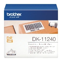 Brother DK-11240, White, DK, 102 x 51mm, 600 pc(s)