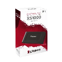 Kingston Technology 2TB XS1000 External USB 3.2 Gen 2 Portable Solid State Drive, 2 TB, USB Type-C, 3.2 Gen 2 (3.1 Gen 2), 1050 MB/s, Black