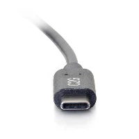 C2G 1.8m (6ft) USB C Cable - USB 2.0 (3A) - M/M USB Type C Cable - Black, 1.8 m, USB C, USB C, USB 2.0, 480 Mbit/s, Black