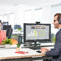 Logitech Zone Wireless UC, Personal video conferencing system, 4K Ultra HD, 90 fps, 5x, Graphite