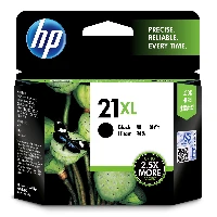 HP 21XL High Yield Black Original Ink Cartridge, High (XL) Yield, Pigment-based ink, 12 ml, 475 pages, 1 pc(s)