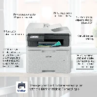 Brother MFC-L3740CDWE EcoPro ready all-in-one colour laser printer, LED, Colour printing, 600 x 2400 DPI, A4, Direct printing, Black, White