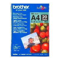 Brother A4 Glossy Paper, 260 g/m, A4, Blue, Red, 20 sheets, 265 m, 100 year(s)