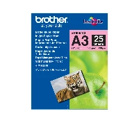 Brother BP60MA3 Inkjet Paper, Inkjet printing, A3 (297x420 mm), Matte, 25 sheets, 145 g/m, White