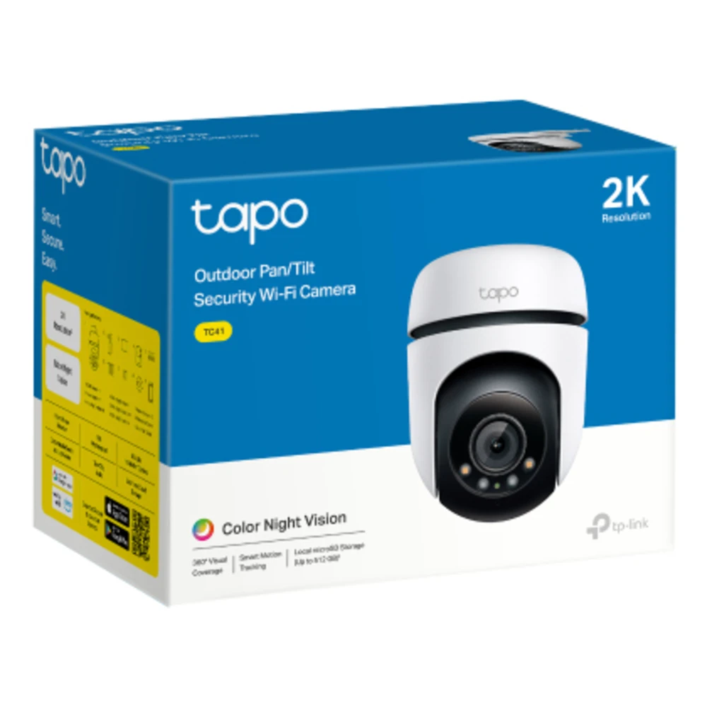 TP-Link Tapo TC41, IP security camera, Indoor outdoor, Wireless