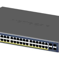 NETGEAR 52-Port PoE Gigabit/10G Stackable Smart Switch (GS752TXP), Managed, L2/L3/L4, 10G Ethernet (100/1000/10000), Full duplex, Power over Ethernet (PoE), Rack mounting