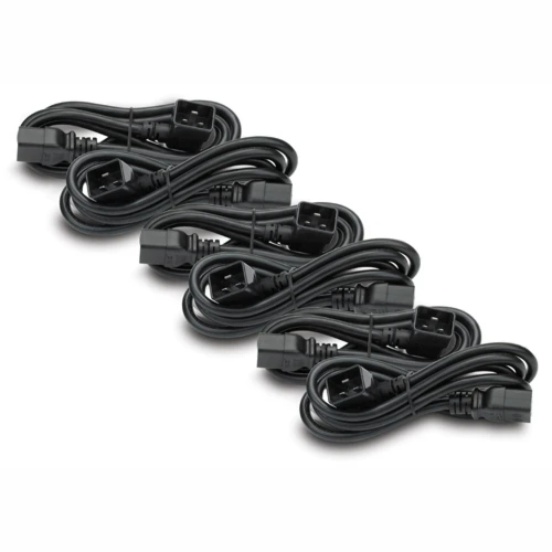 APC Power Cord Kit (6 ea), C19 / C20 (90 degree), 1.8m, 1.8 m, 16 A