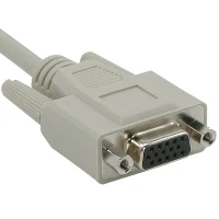 C2G 2m HD15 M/F SVGA Cable, 2 m, VGA (D-Sub), VGA (D-Sub), Grey, Male/Female, 162 g