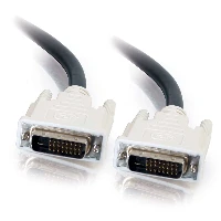 C2G 2m DVI-D M/M Dual Link Digital Video Cable, 2 m, DVI-D, DVI-D, Black, 9.9 Gbit/s, Male/Male