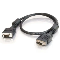 C2G 10m Monitor HD15 M/M cable, 10 m, VGA (D-Sub), VGA (D-Sub), Male, Male, Black