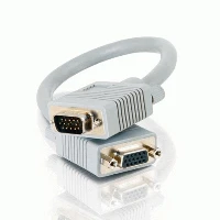 C2G 5m Monitor HD15 M/F cable, 5 m, VGA (D-Sub), VGA (D-Sub), Grey, Male/Female, 640 g