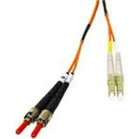 C2G 1m LC/ST LSZH Duplex 62.5/125 Multimode Fibre Patch Cable, 1 m, LC, ST