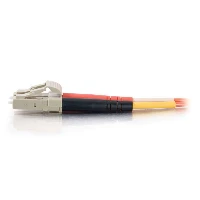 C2G Low-Smoke Zero-Halogen - Cavo patch - LC multi-mode (M) a LC multi-mode (M) - 1 m - fibra ottica - 50 / 125 micron - arancione