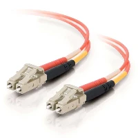 C2G Low-Smoke Zero-Halogen - Cavo patch - LC multi-mode (M) a LC multi-mode (M) - 10 m - fibra ottica - 50 / 125 micron - arancione