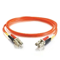 C2G Low-Smoke Zero-Halogen - Cavo patch - LC multi-mode (M) a LC multi-mode (M) - 10 m - fibra ottica - 50 / 125 micron - arancione