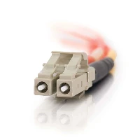 C2G Low-Smoke Zero-Halogen - Cavo patch - LC multi-mode (M) a LC multi-mode (M) - 10 m - fibra ottica - 50 / 125 micron - arancione