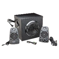 Logitech Z623 Captivating THX Sound, 2.1 channels, 200 W, Universal, Black, 400 W, Rotary