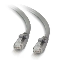 C2G Cat5e Booted Unshielded (UTP) Network Patch Cable - Cavo patch - RJ-45 (M) a RJ-45 (M) - 10 m - UTP - CAT 5e - stampato, antiaggrovigliamento, bloccato - grigio