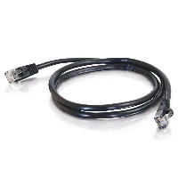 C2G Cat5e Booted Unshielded (UTP) Network Patch Cable - Cavo patch - RJ-45 (M) a RJ-45 (M) - 7 m - UTP - CAT 5e - stampato, antiaggrovigliamento, bloccato - nero