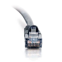 C2G Cat5e Booted Unshielded (UTP) Network Patch Cable - Cavo patch - RJ-45 (M) a RJ-45 (M) - 7 m - UTP - CAT 5e - stampato, antiaggrovigliamento, bloccato - nero