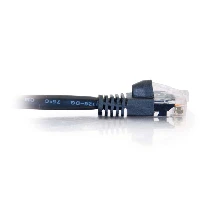 C2G Cat5e Booted Unshielded (UTP) Network Patch Cable - Cavo patch - RJ-45 (M) a RJ-45 (M) - 7 m - UTP - CAT 5e - stampato, antiaggrovigliamento, bloccato - nero