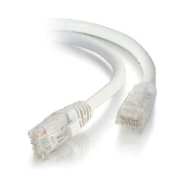 C2G Cat5e Booted Unshielded (UTP) Network Patch Cable - Cavo patch - RJ-45 (M) a RJ-45 (M) - 10 m - UTP - CAT 5e - stampato, antiaggrovigliamento, bloccato - bianco