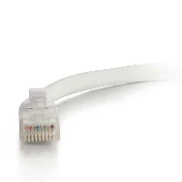C2G Cat5e Booted Unshielded (UTP) Network Patch Cable - Cavo patch - RJ-45 (M) a RJ-45 (M) - 10 m - UTP - CAT 5e - stampato, antiaggrovigliamento, bloccato - bianco