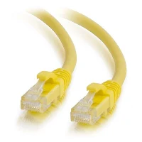 C2G 5m Cat6 Booted Unshielded (UTP) Network Patch Cable - Yellow, 5 m, Cat6, U/UTP (UTP), RJ-45, RJ-45