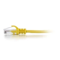 C2G 5m Cat6 Booted Unshielded (UTP) Network Patch Cable - Yellow, 5 m, Cat6, U/UTP (UTP), RJ-45, RJ-45