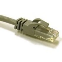 C2G Cat6 Booted Unshielded (UTP) Crossover Patch Cable - Cavo crossover - RJ-45 (M) a RJ-45 (M) - 50 cm - UTP - CAT 6 - stampato, antiaggrovigliamento, bloccato - grigio