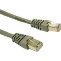 C2G Cat5e Booted Shielded (STP) Network Patch Cable - Cavo patch - RJ-45 (M) a RJ-45 (M) - 4 m - STP - CAT 5e - stampato - grigio