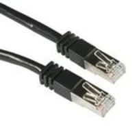 C2G Cat5e Booted Shielded (STP) Network Patch Cable - Cavo patch - RJ-45 (M) a RJ-45 (M) - 15 m - STP - CAT 5e - stampato - nero