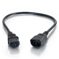 C2G Computer Power Cord Extension - Prolunga alimentazione - IEC 60320 C13 a IEC 60320 C14 - 250 V c.a. V - 1 m
