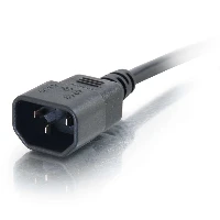 C2G 3m Computer Power Extension Cord, 3 m, C13 coupler, C14 coupler, 250 V, 10 A