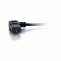 C2G Universal Power Cord - Cavo di alimentazione - CEE 7/7 (M) a IEC 60320 C13 - 2 m - connettore 90, stampato - nero - Europa